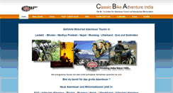 Desktop Screenshot of classic-bike-india.de